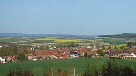 Town view from the west