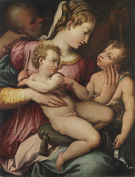 File:Giorgio Vasari (und Werkstatt) - Heilige Familie mit dem Johannesknaben - WAF 1150 - Bavarian State Painting Collections.jpg