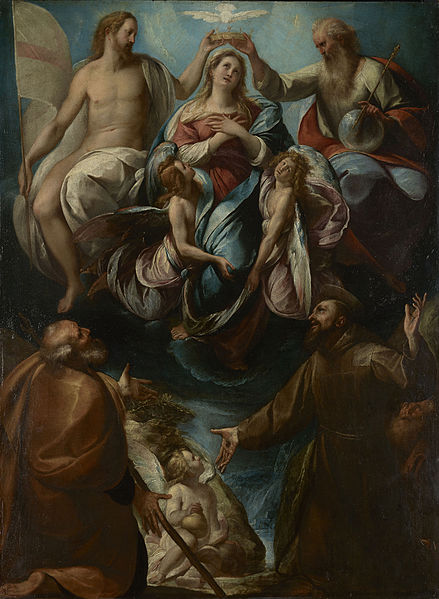 File:Giulio Cesare Procaccini - Coronation of the Virgin with Saints Joseph and Francis of Assisi - 83.PB.24 - J. Paul Getty Museum.jpg