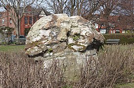 Glacial erratic in Coronation Park, Crosby