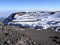 Le Glacier Furtwängler, calotte du Kilimanjaro en Tanzanie.