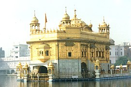 Le Temple d'Or à Amritsar.