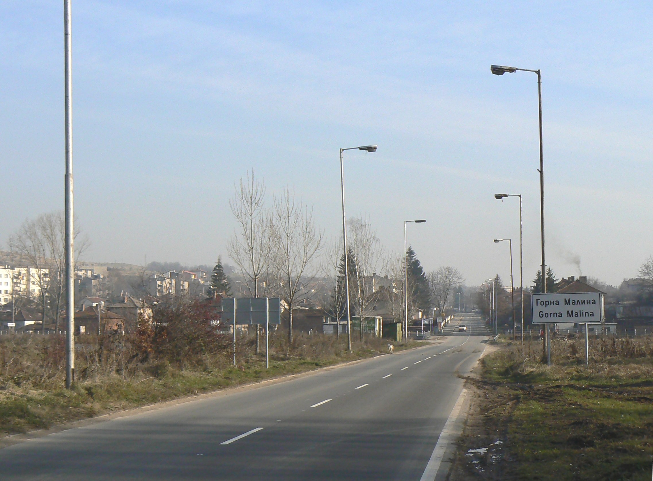 Gorna Malina Map Village Sofia Province Bulgaria