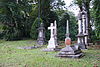 Gravestones in Fort Canning Green, Singapore, relocated from Bukit Timah Cemetery - 20130401-01.jpg