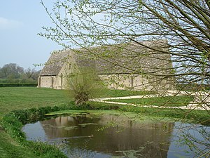 Great Coxwell Barn: Lage, Geschichte, Architektur