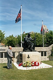 Green Howards Memorial, Crepon Green howards memorial.JPG