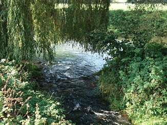 The Hüttenbach flows into the Altmühl