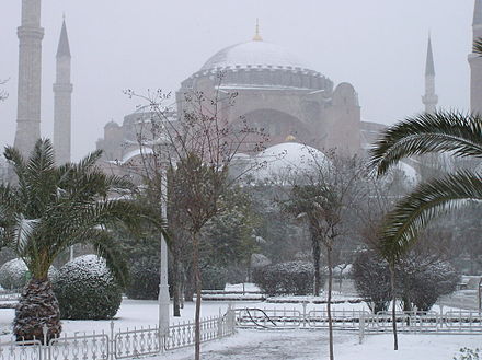 Istanbul experiences frequent precipitation during the colder months of the year, some of which falls as snow.