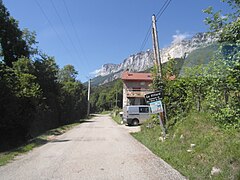 Entrée du hameau du Villard.