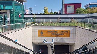 <span class="mw-page-title-main">Hastane—Adliye (Istanbul Metro)</span> Station of the Istanbul Metro