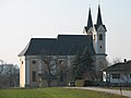 Vue de l'église, côté ouest