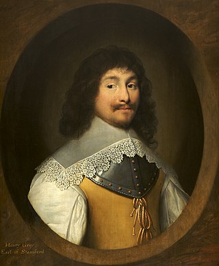 <span class="mw-page-title-main">Henry Grey, 1st Earl of Stamford</span> English nobleman and military leader