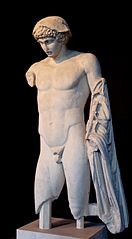 Hermès, copie romaine d'un original du Ve siècle av. J.-C.[28].