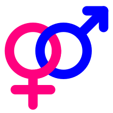 Heterosexual symbol (bold, pink blue).svg