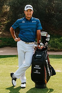 Hideki Matsuyama Japanese professional golfer