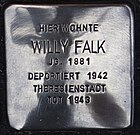 Hofheim am Taunus Wallau Stolperstein Taunusstraße 25 Willy Falk.jpg