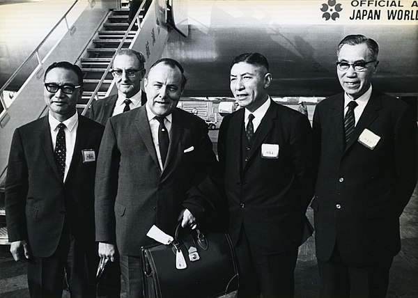 Muldoon in China as Minister of Finance, 1970