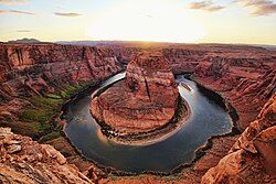 Horseshoe Bend in Arizona.