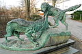 Hudson Bay Wolves, 1873, in Philadelphia Zoo.