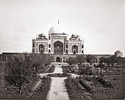 Humayun's tomb in 1860