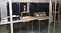 IBM 7070 with IBM 7501 Console Card Reader, right, based in the IBM 026 keypunch