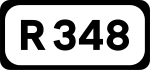 Straßenschild R348}}