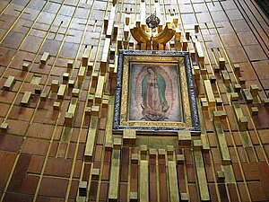 l'image originale de Notre-Dame de Guadalupe.