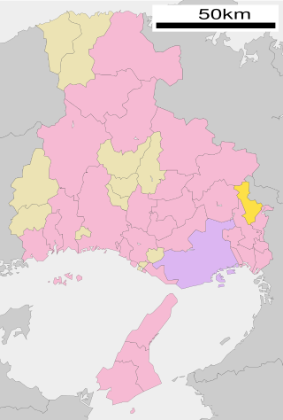 猪名川町位置図