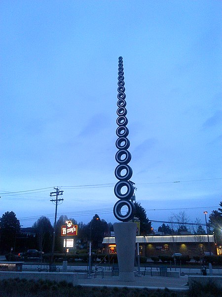 Infinite Tires, 2012, located in Vancouver