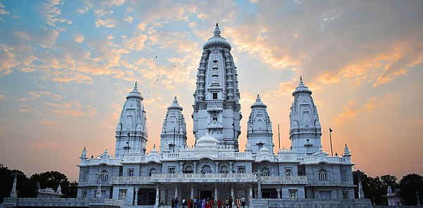 Image: JK Temple(Juggilal Kamlapati temple) is a temple in the Indian city of Kanpur.It is considered to be a unique blend of ancient and modern archi