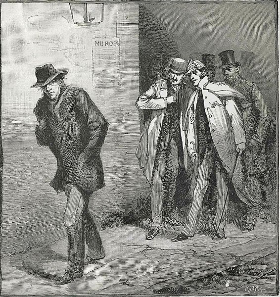 "With the Vigilance Committee in the East End: A Suspicious Character" from The Illustrated London News, 13 October 1888