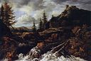 Jacob van Ruisdael - Waterfall in a Mountainous Landscape with a Ruined Castle.jpg