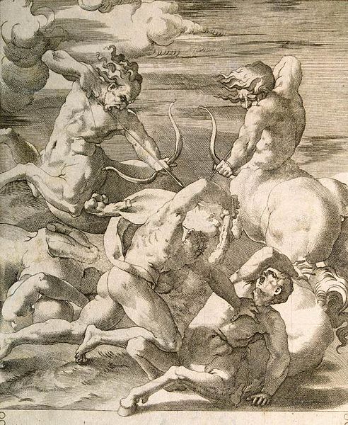 File:Jacopo Caraglio - Battle between Hercules and Centaurs - WGA04071.jpg