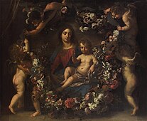 ヤン・ファン・デン・ヘッケ画 『聖母子』(c. 1635-1637) 美術史美術館