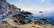 Georg Grimm: View from Ponta de Icarai, 1884. Sergio Sahione Fadel Collection Johann Georg Grimm 1884, Vista da Ponta de Icarai.jpg