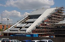 Building work on Jubilee campus as part of phase 2 Jubilee Campus MMB 13 International House.jpg