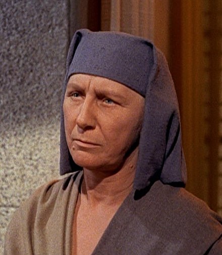 Anderson in the trailer for The Ten Commandments