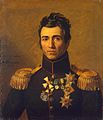 Petr Michailovitsj Kaptzevitsj draagt drie Russische orden waaronder ster en kruis van de Orde van Sint-Vladimir IIe Klasse.