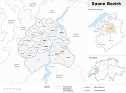 Vị trí của Huyện La Sarine