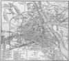 German map of Warsaw from 1888