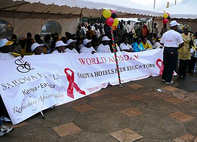 World AIDS Day 2006 event in Kenya