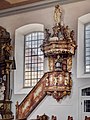 * Nomination Pulpit of the Catholic parish in Sankt Wolfgang Kleukheim --Ermell 22:13, 16 November 2016 (UTC) * Promotion Good quality. --Ajepbah 22:18, 16 November 2016 (UTC)