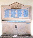 Commemorative plaque Realschule / Gymnasium Radeberg