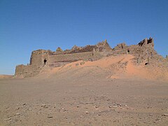 Un vieux Ksar, dans la sebkhra de Timimoun.