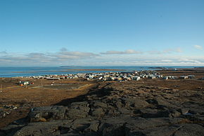 Vista del pueblo de Kugluktuk