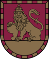 Escudo de la Municipalidad de Rundāle, en Letonia.