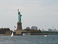 La Statue de la Liberté, vue du Staten Island Ferry.