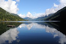 The lake in spring.