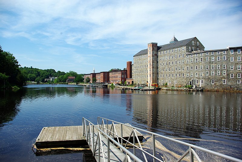 File:Lamprey River, Newmarket NH 6.jpg