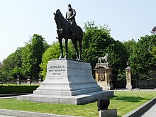Equestrian Statue of Leopold II, Place du Trone
/Troonplein
, Brussels Leopold II Statue at Place du Trone - panoramio.jpg